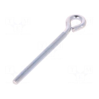 Hook | ring | steel | zinc | Thread len: 71mm | Overall len: 100mm