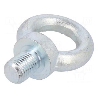 Lifting eye bolt | M27x41 | Head: eye | steel | zinc | DIN 580 | 53mm