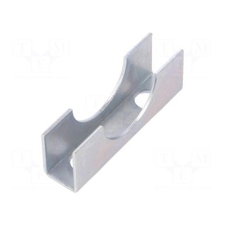 Mounting coupler | steel | zinc | Application: u-bolt