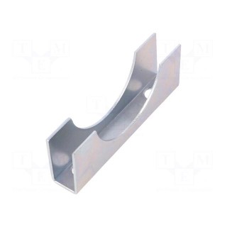 Mounting coupler | steel | zinc | Application: u-bolt