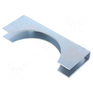 Mounting coupler | steel | zinc | Application: u-bolt