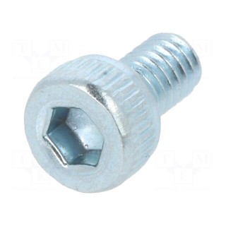 Screw | M2,5x4 | DIN: 912 | Head: cheese head | imbus | steel | zinc