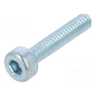 Screw | M2x10 | DIN: 912 | Head: cheese head | imbus | steel | zinc