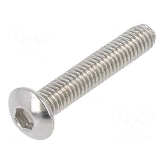 Screw | M3x16 | Head: button | imbus | A2 stainless steel | HEX 2mm