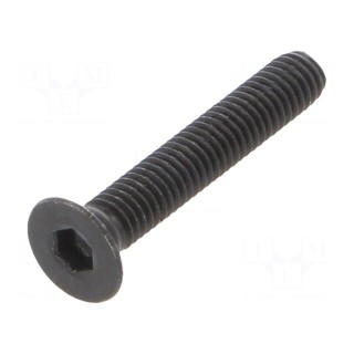 Screw | M3x18 | 0.5 | Head: countersunk | hex key | HEX 2mm | steel