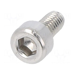 Screw | M3x6 | DIN: 912 | Head: cheese head | imbus | A2 stainless steel