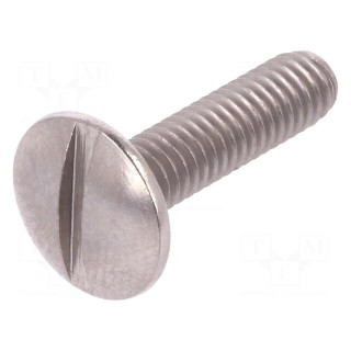 Screw | M4x16 | Head: button | slotted | A2 stainless steel | 1,2mm