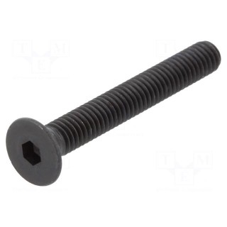 Screw | M4x30 | Head: countersunk | hex key | HEX 2,5mm | steel