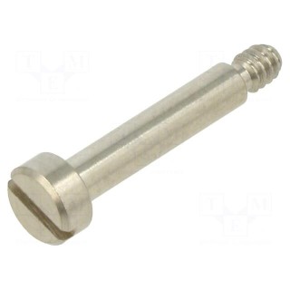 Screw | UNC6-32x19.1 | Head: cheese head | slotted | stainless steel