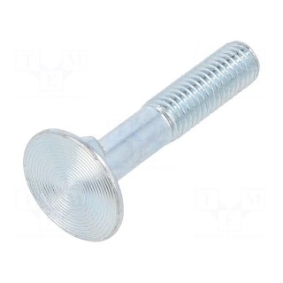 Screw | with double fins,with flange nut | M8x45 | 1.25 | Head: flat