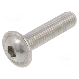 Screw | with flange | M8x35 | Head: button | hex key | HEX 5mm