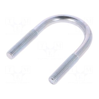 U-bolt | B | steel | zinc | Thread len: 32mm | Int.width: 35mm | H: 68mm