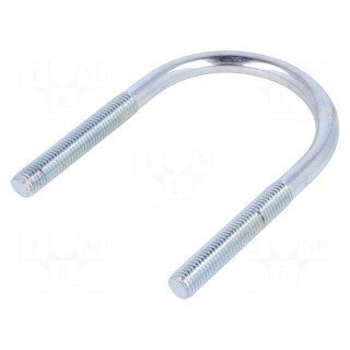 U-bolt | B | 1.75 | steel | zinc | Thread len: 70mm | for fixing pipes