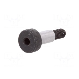 Shoulder screw | steel | M4 | 0.7 | Thread len: 8mm | hex key | HEX 2,5mm