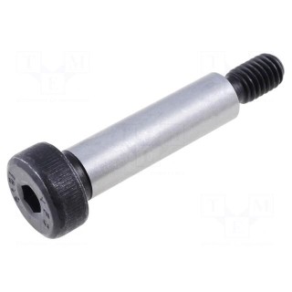 Shoulder screw | steel | M6 | 1 | Thread len: 11mm | hex key | HEX 4mm