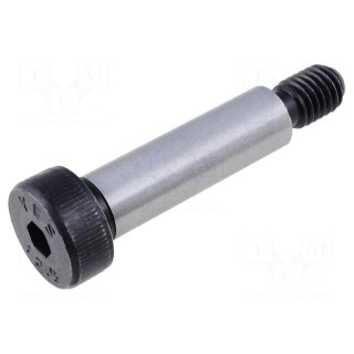 Shoulder screw | Mat: steel | Thread len: 13mm | Thread: M8 | Cut: imbus