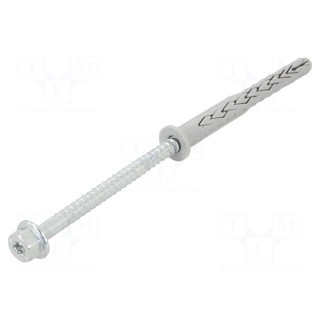 Plastic anchor | with screw | 8x80 | zinc-plated steel | SXRL-FUS