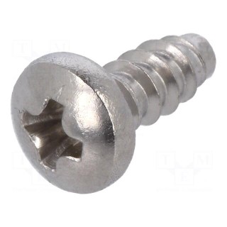 Screw | 2,9x6,5 | Head: cheese head | Phillips | A2 stainless steel