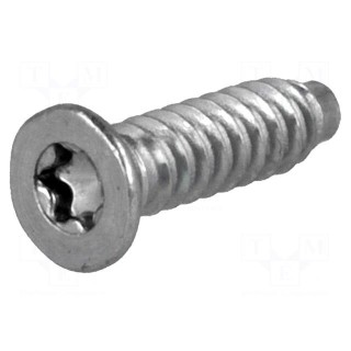 Screw | 3x12 | Head: countersunk | Torx® | steel