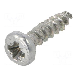 Screw | 4x16 | Head: cheese head | Pozidriv | PZ2 | steel | zinc | SPAX®