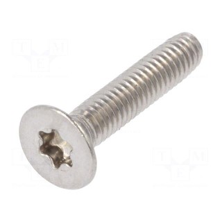Screw | 4x20 | Head: countersunk | Torx® | A2 stainless steel