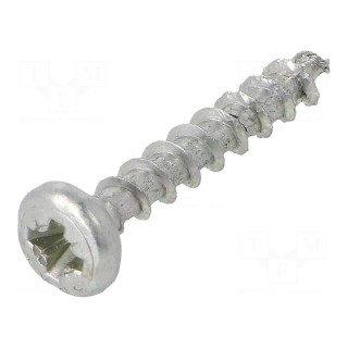 Screw | 4x25 | Head: cheese head | Pozidriv | PZ2 | steel | zinc | SPAX®