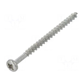 Screw | 4x60 | Head: cheese head | Pozidriv | PZ2 | steel | zinc | SPAX®