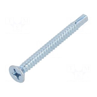 Screw | for metal | 5.5x60 | Head: countersunk | Phillips | PH3 | zinc