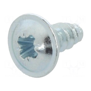 Screw | for plastic | with flange | 2.9x6.5 | Head: button | Phillips