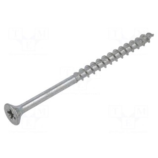 Screw | for wood | 4x60 | Head: countersunk | Pozidriv | PZ2 | zinc | SPAX®