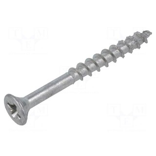Screw | for wood | 6x60 | Head: countersunk | Pozidriv | PZ3 | zinc | SPAX®