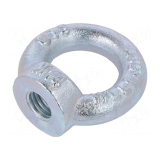 Lifting eye nut | eye | M14 | steel | Plating: zinc | DIN: 582 | 35mm