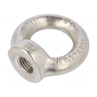 Lifting eye nut | eye | M24 | A2 stainless steel | DIN 582 | 50mm