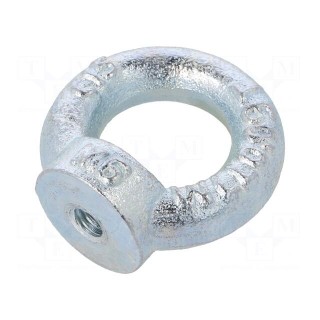 Lifting eye nut | eye | M6 | steel | Plating: zinc | DIN 582 | 20mm