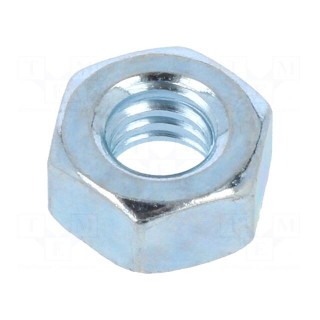 Nut | hexagonal | 1/4" | steel | Plating: zinc | H: 5.8mm | 11.1mm | BN 140