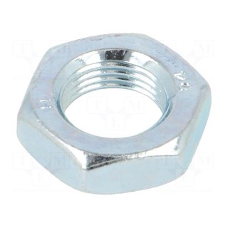 Nut | hexagonal | M12 | 1 | steel | Plating: zinc | H: 6mm | 19mm | BN 1207