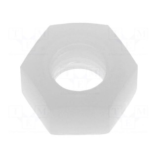 Nut | hexagonal | M5 | polyamide | H: 4.4mm | 8mm