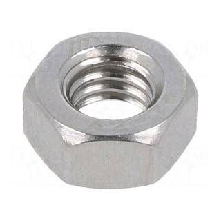 Nut | hexagonal | M6 | 1 | A2 stainless steel | H: 5mm | 10mm | DIN 934