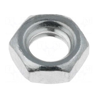 Nut | hexagonal | UNC8-32 | steel | Plating: zinc | Pitch: 32