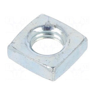 Nut | square | M5 | steel | Plating: zinc | Pitch: 0,8 | BN: 145 | DIN: 562