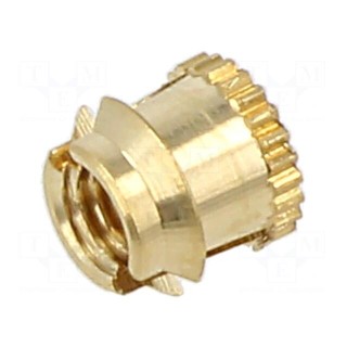 Threaded insert | brass | M3 | BN: 1049 | Features: for wood