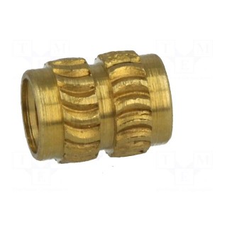 Threaded insert | brass | without coating | M3 | BN: 1934