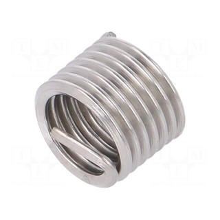 Threaded insert | stainless steel | M8 | Pitch: 1.25 | 20pcs.