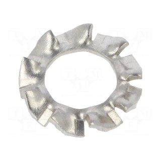 Washer | round | D=6mm | acid resistant steel A4 | DIN: 6798A | BN: 4880