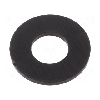 Washer | round | M3 | D=7mm | h=0.5mm | polyamide | black