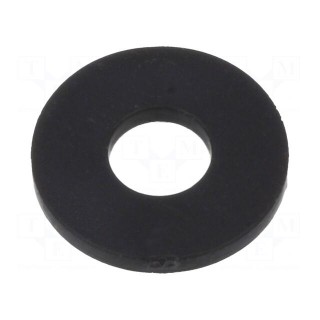 Washer | round | M3 | D=8mm | h=800um | Colour: black