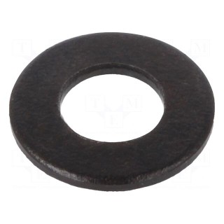 Washer | round | M4 | D=9mm | h=0.8mm | steel | Plating: black finish