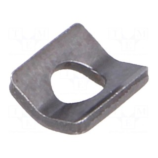 Washer | spring,conical | M3 | h=2.5mm | spring steel | DIN: 46288B