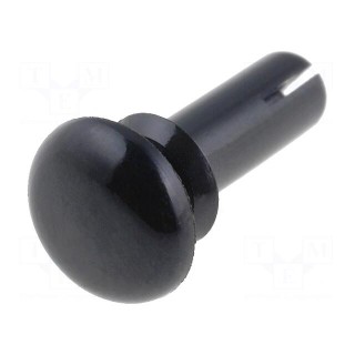 Rivet | polyamide | 5.5÷6.5mm | Colour: black | UL94V-2