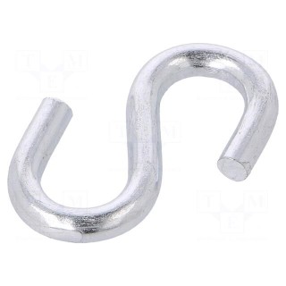 Quick link S type | steel | zinc | Size: 4mm